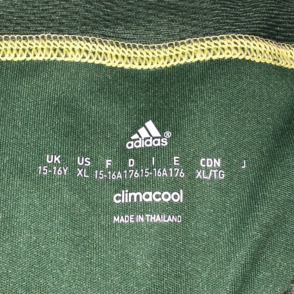 Adidas Portland Timbers MLS Soccer Jersey Green Alaska Airlines Youth XL 15-16Y